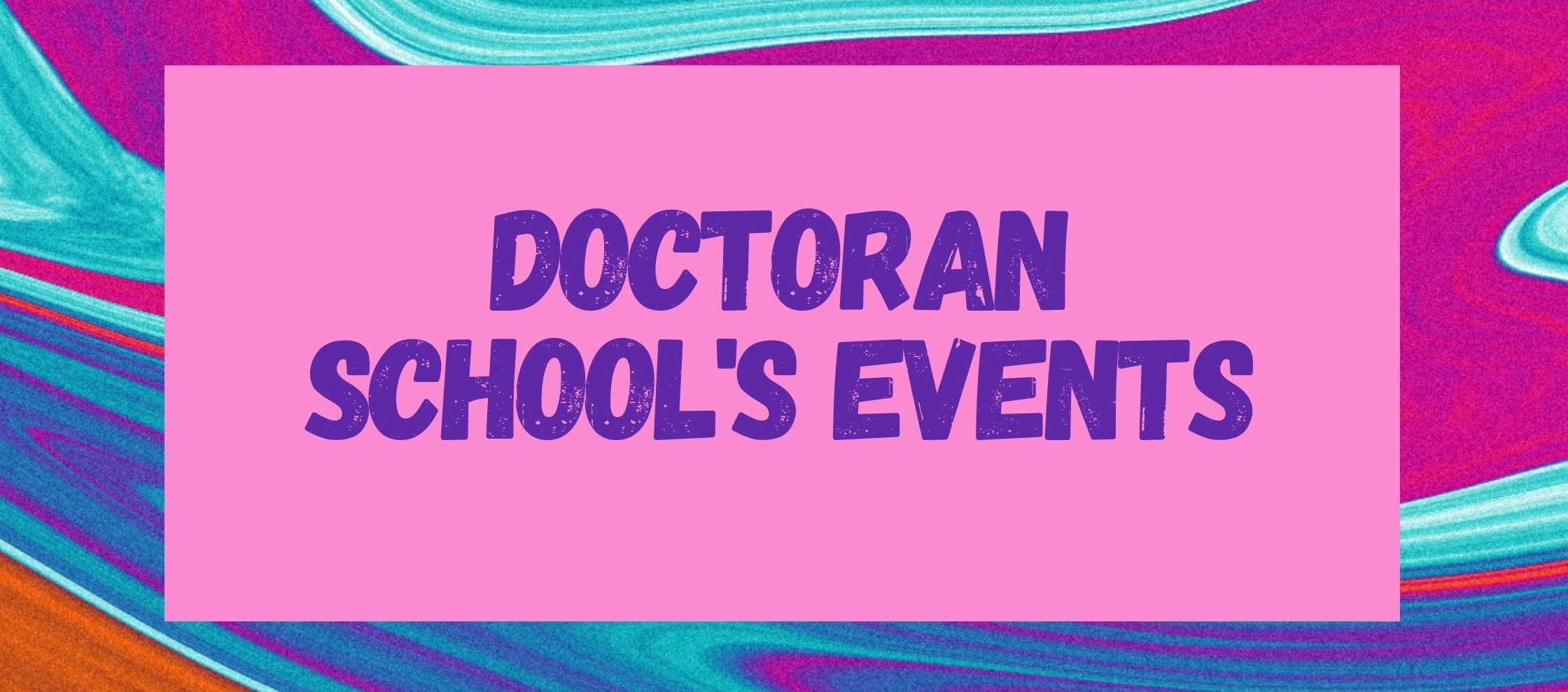 Link tot Doctoral School's Events