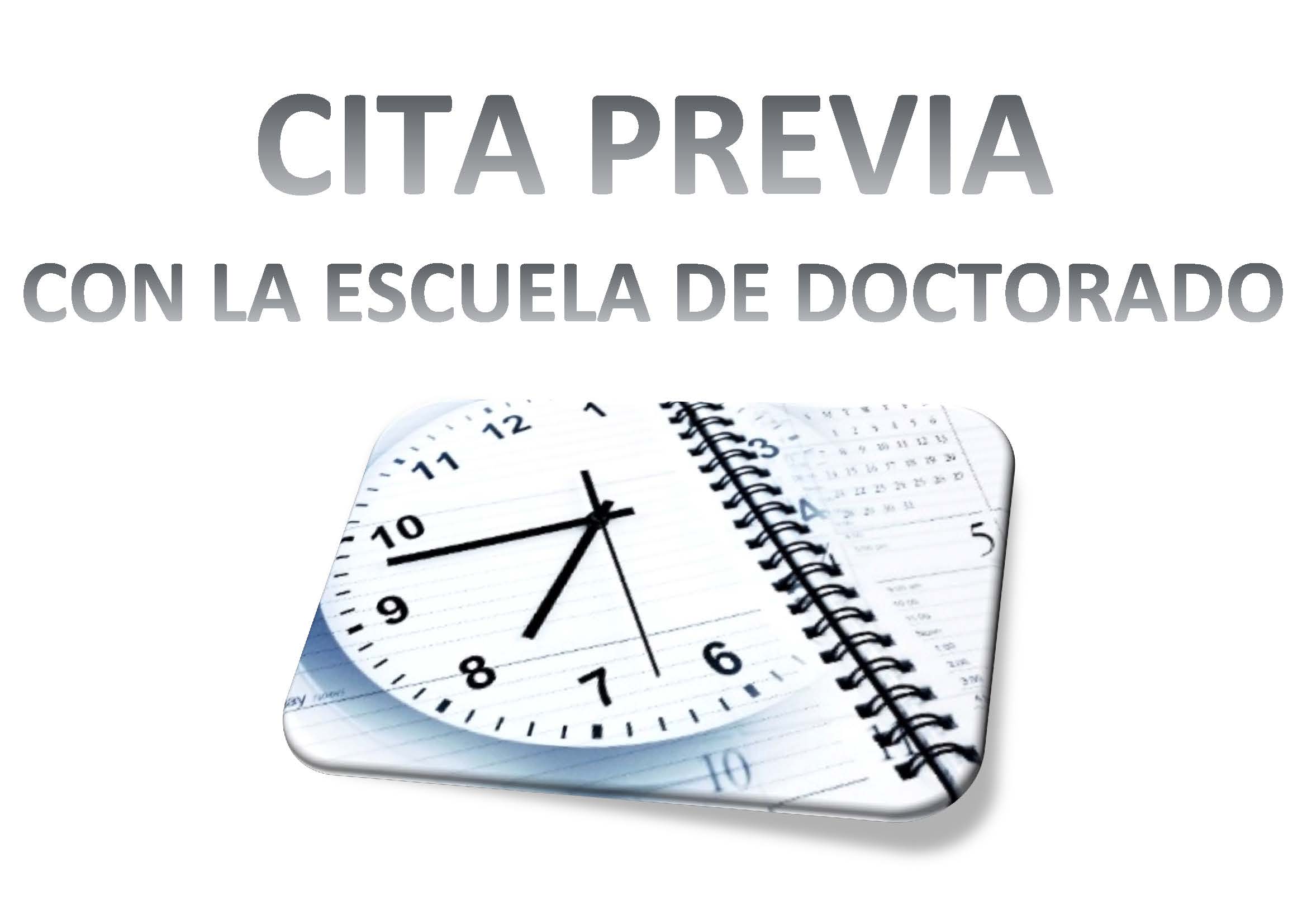 Cita Previa con la Escuela de Doctorado